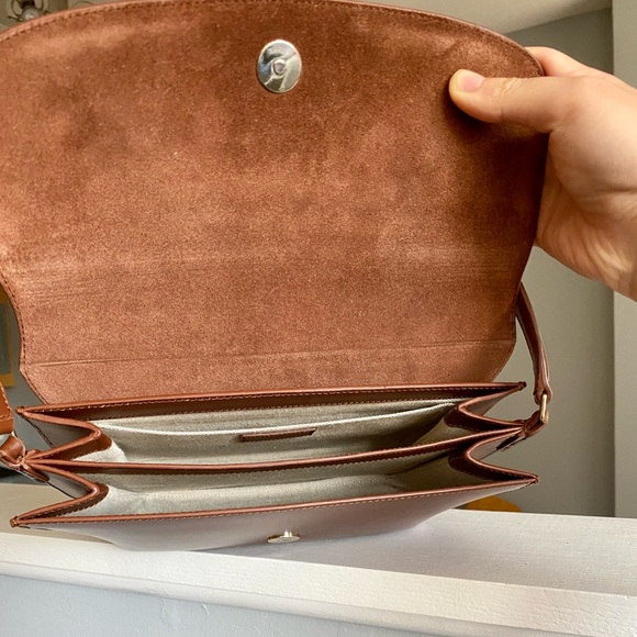 APC Sarah Shoulder flap bag in Nut Brown - Picture 5 of 9